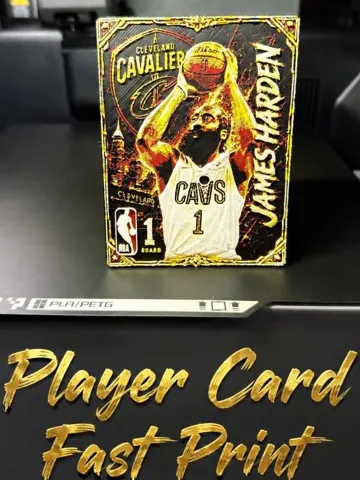Modelo para impresión 3D: James Harden Player Card — vista de referencia 2