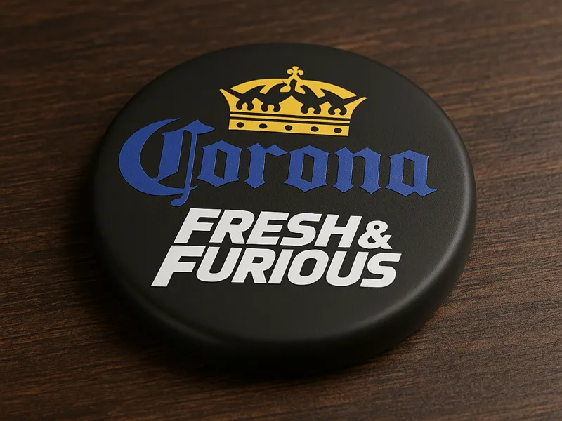 Corona Coaster with bottle opener