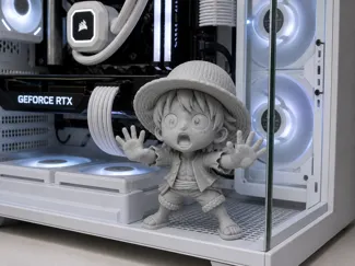 Luffy PC Case Decoration