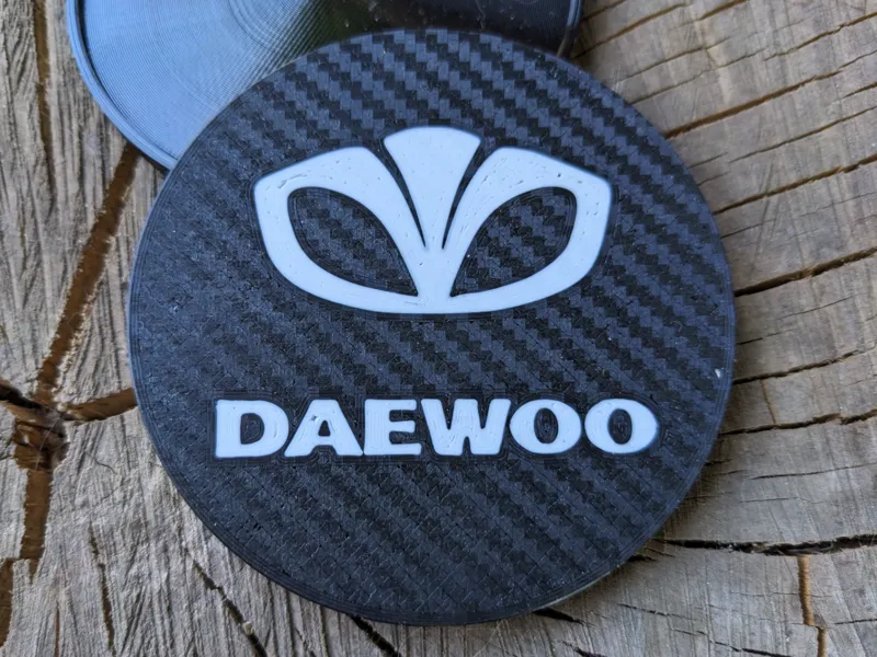 Накладка Daewoo на пластиковий ковпак колеса