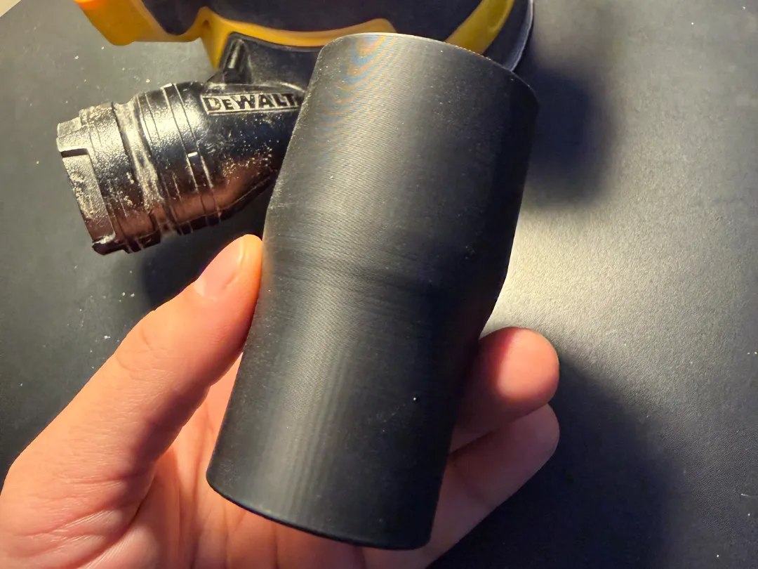Adaptateur ponceuse Dewalt vers aspirateur Bosch