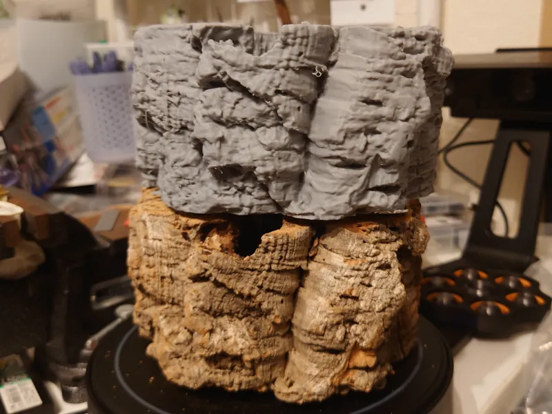 Cork 3DScan Diorama plastic model gunpla figure