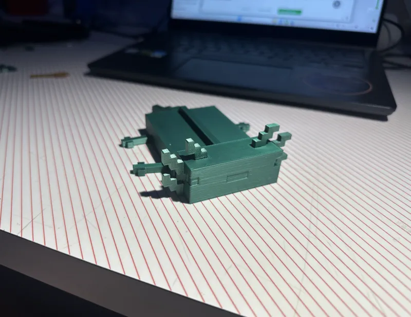 Minecraft Flexible Axolotl (print in place)