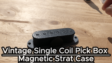Single Coil Pick Box - Magnetic  Case