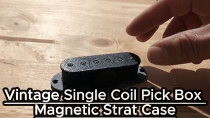 Single Coil Pick Box - Magnetic  Case