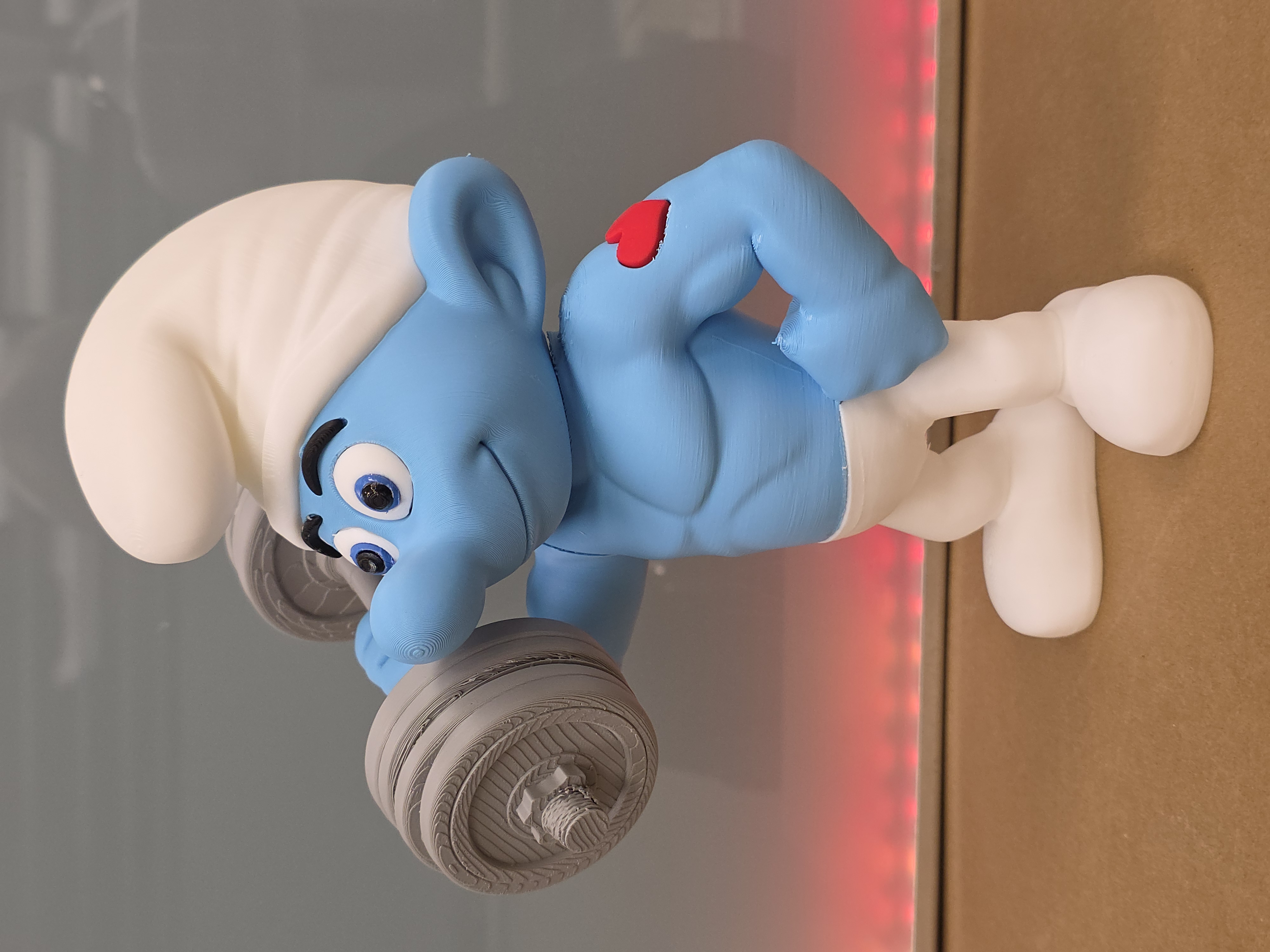 Miniatura 2 do modelo 3D Hefty Smurf / NO AMS