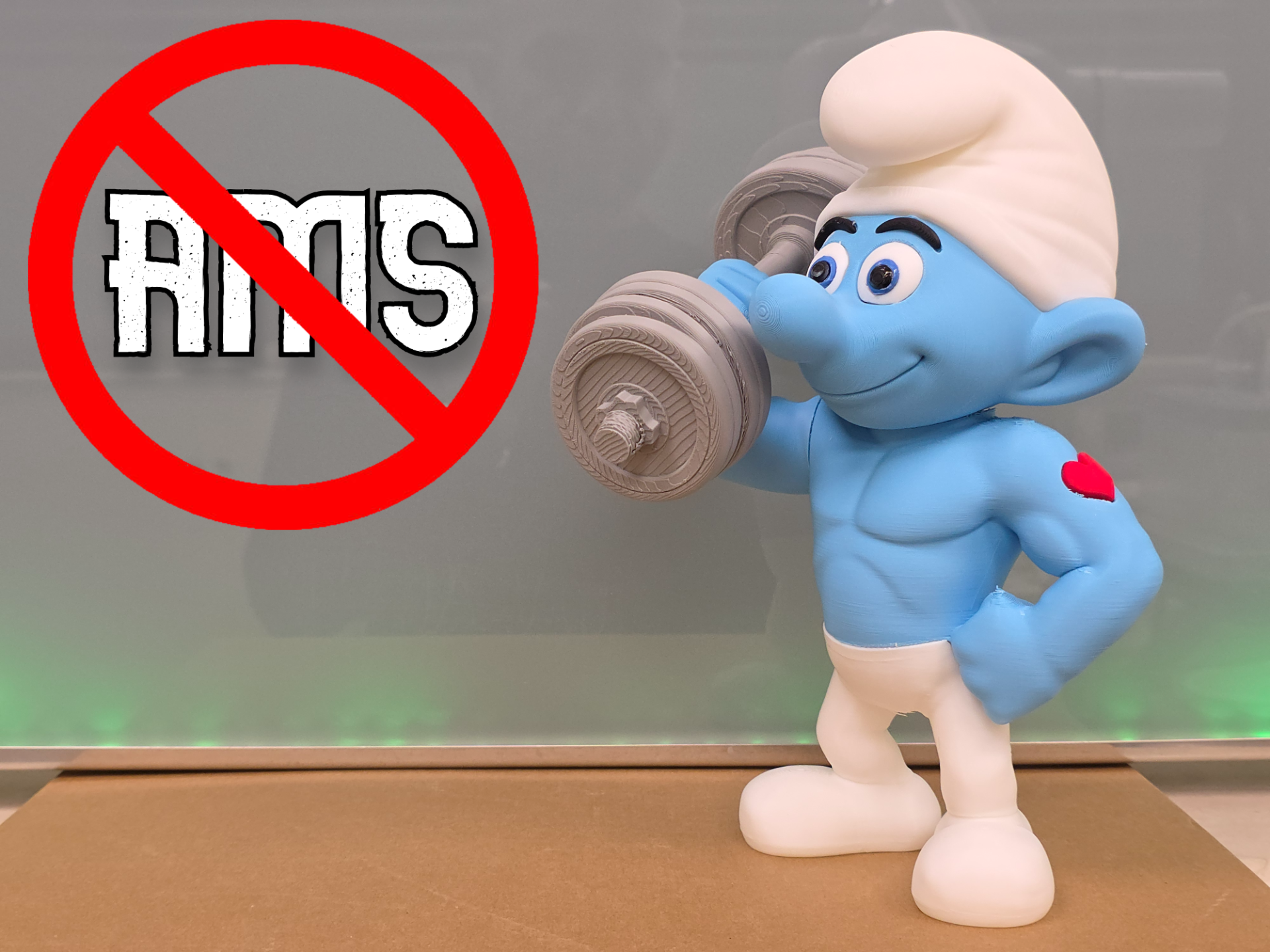 Hefty Smurf / NO AMS