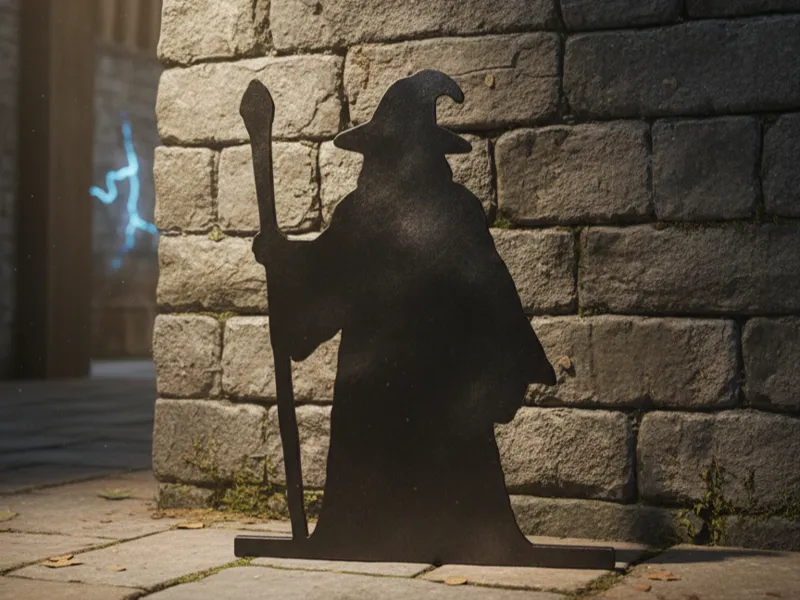 Décoration interrupteur - Silhouette Gandalf