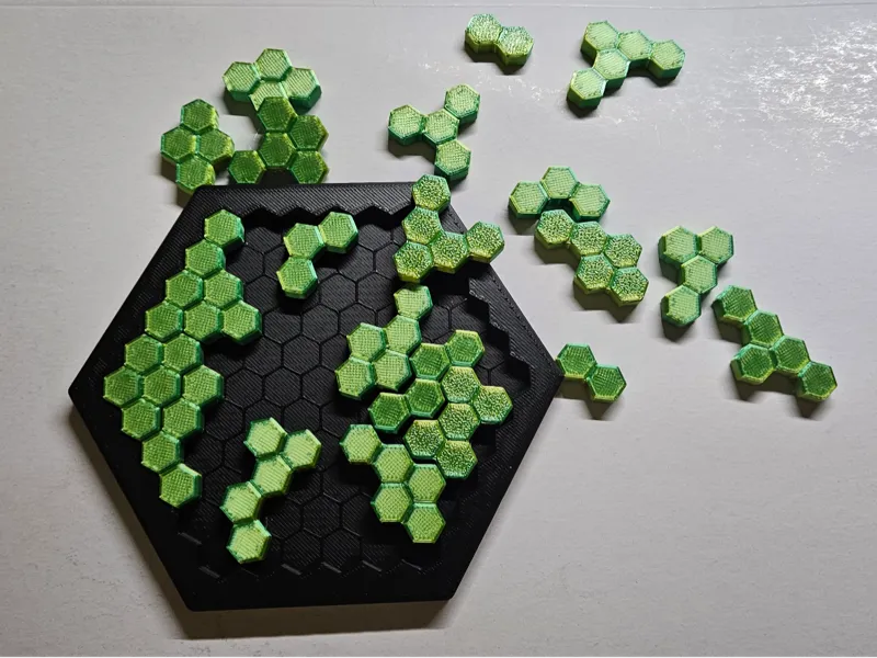 Hex puzzle 6x6 - lvl expert