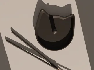Cat incense holder