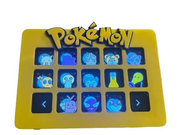Pokémon Stream Deck Cover - Free 3D Print Model - MakerWorld