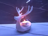 Декоративна фигурка държач за LED свещ с елен