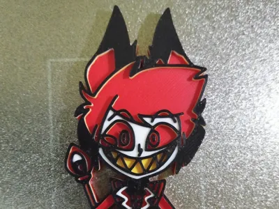 Alastor Hazbin Hotel Color Version