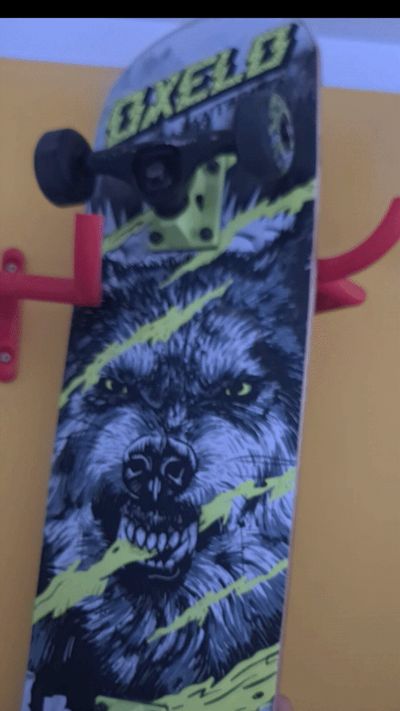 Skateboard back Wall Mount