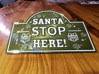 Santa Stop Here Sign! Effects Sheet!