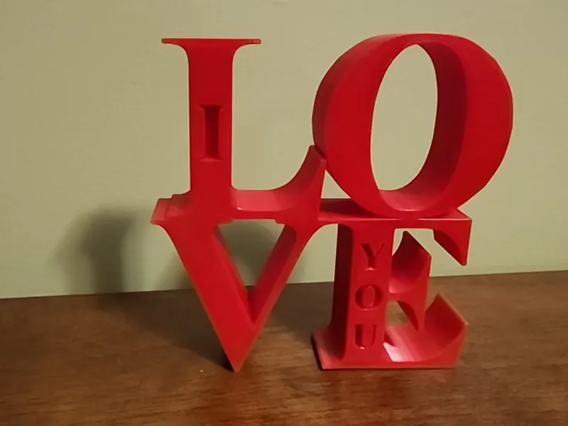 I LOVE YOU sign