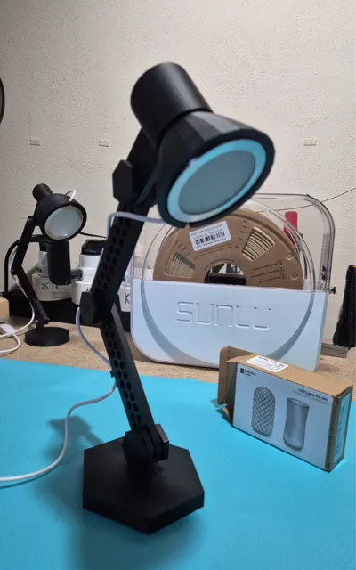 adjustable lamp fully 3d printable (kit lamp 001)