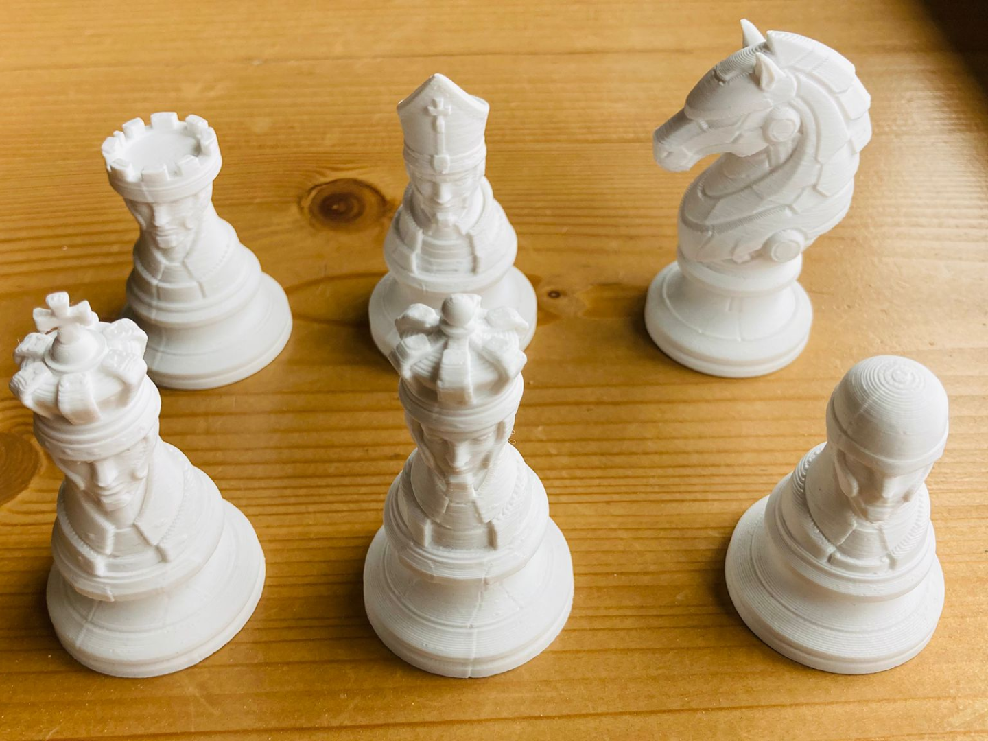 Futuristic Chess Pieces Set