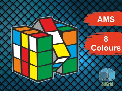 Rubik Cube Badge (AMS)