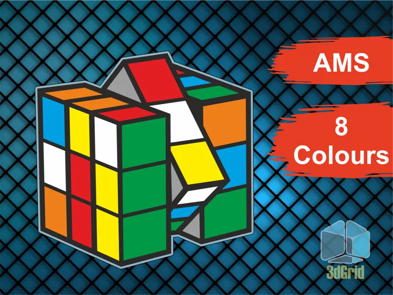 Rubik Cube Badge (AMS)