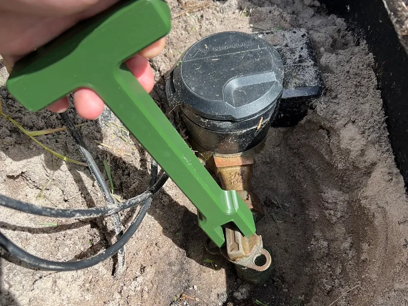 Water Main Shutoff Key Tool