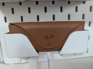 Ray Ban Mate charging case for ikea skadis