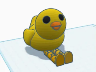Articulated Toy Duck Fidget