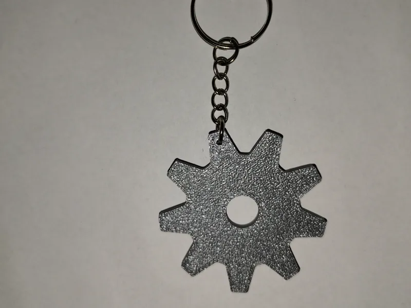 Mechanical Gear Keychain (9-Teeth Edition)