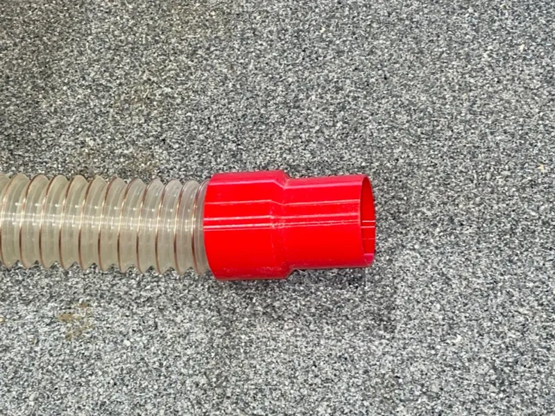 Spiral Hose ID50 -> Dust Port Adapter