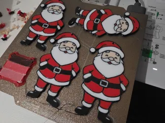 Happy Santa Claus Ornament 