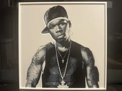 50 Cent Hueforge Poster