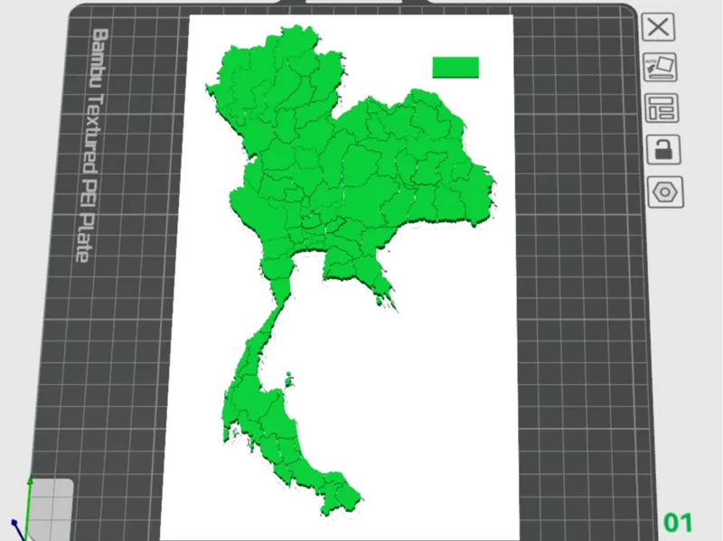 Thailand map (Region jigsaw)
