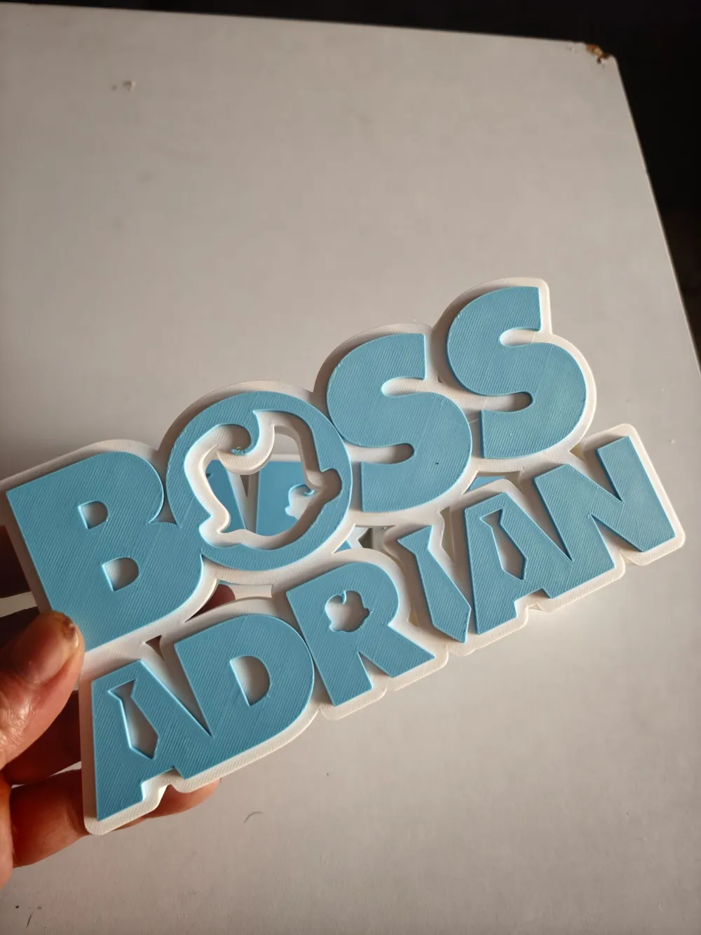 Custom Boss Sign - Free 3D Print Model - MakerWorld
