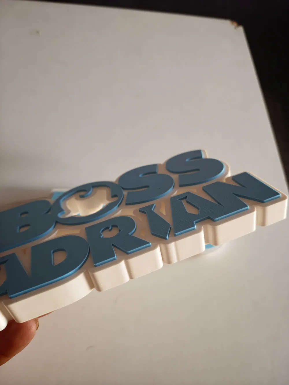 Custom Boss Sign - Free 3D Print Model - MakerWorld