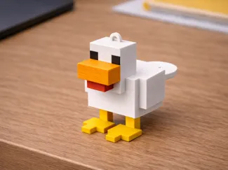 Minecraft Chicken Cart Coin