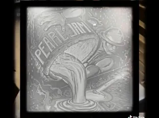 Pearl Jam Pittsburgh 2013 Poster Lithophane