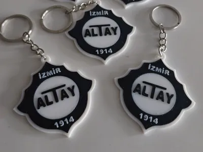 Altay Spor Kulubu Logo Keychain Anahtarlik