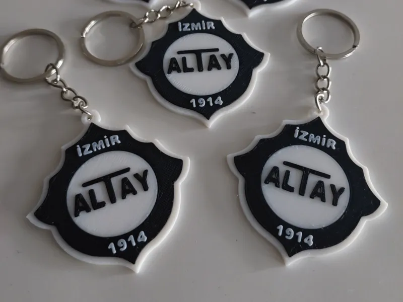 Altay Spor Kulubu Logo Keychain Anahtarlik