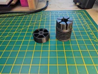 0.2mm layer, 5 walls. Four mounts per plate. 