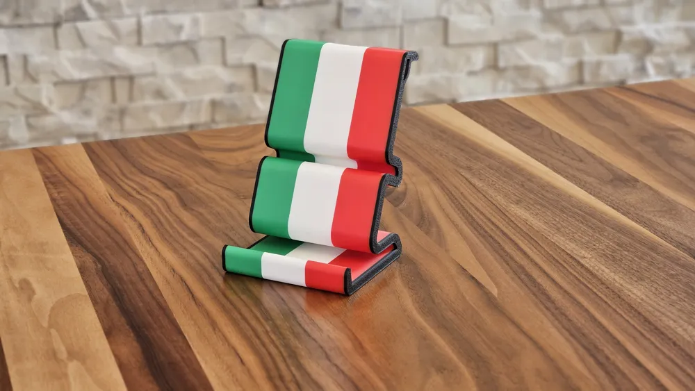 4-Way Phone Stand - version 3 (No AMS required) - Free 3D Print Model ...