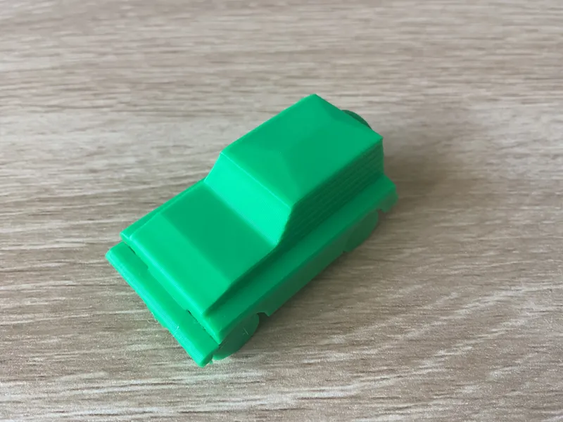 Print In Place toy car (Jeep Wrangler)