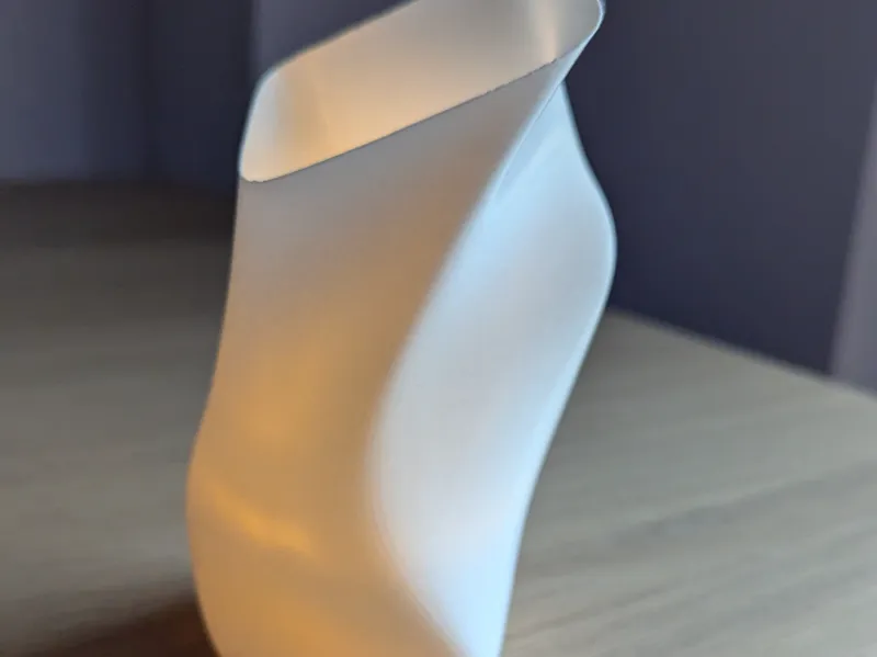 Scultpural Tea Light candle vase-like holder