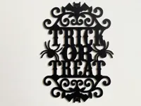 Plaque murale Halloween Trick or Treat — photo 1