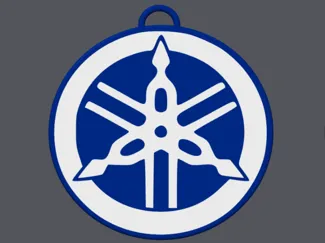 portachiavi rotondo yamaha