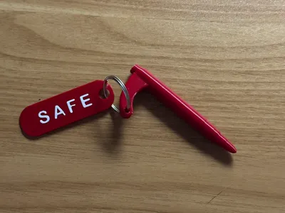 Safety chamber flag