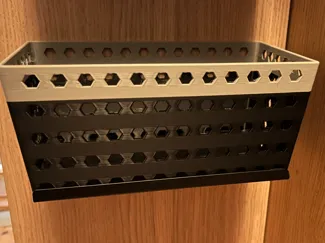 Box for shelf