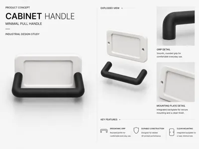 Handle for Ikea Helmer