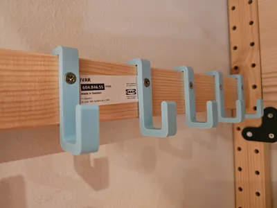 IKEA IVAR Shelf Hook – with Screw Mount & Spacer