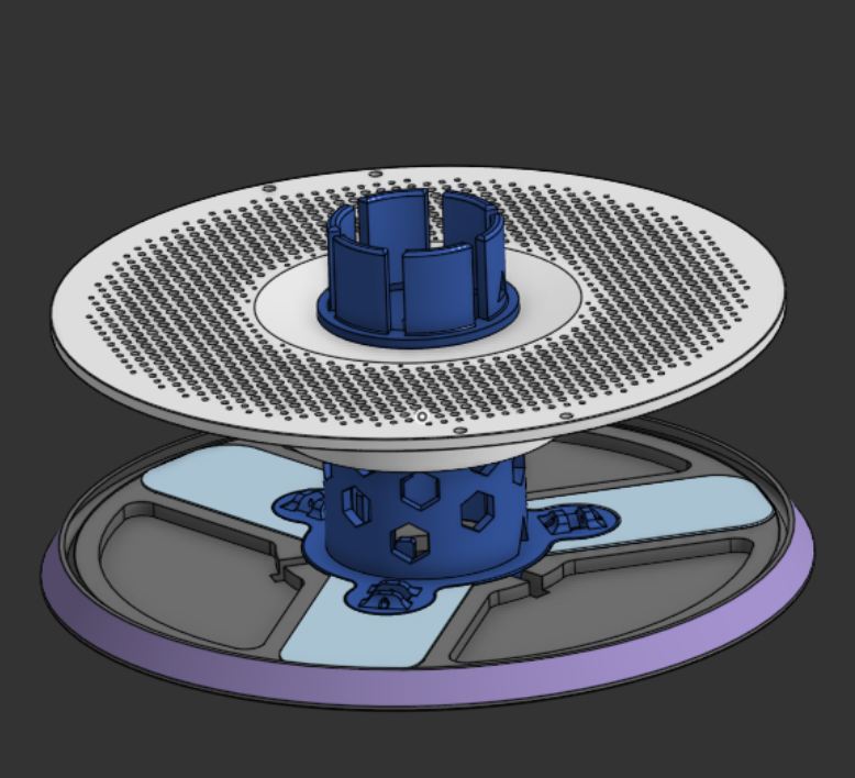 Miniatura 3 do modelo 3D 拓竹料盘存储盒通用堆叠