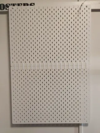 IKEA Skadis Peg board snap fit connector (V2)